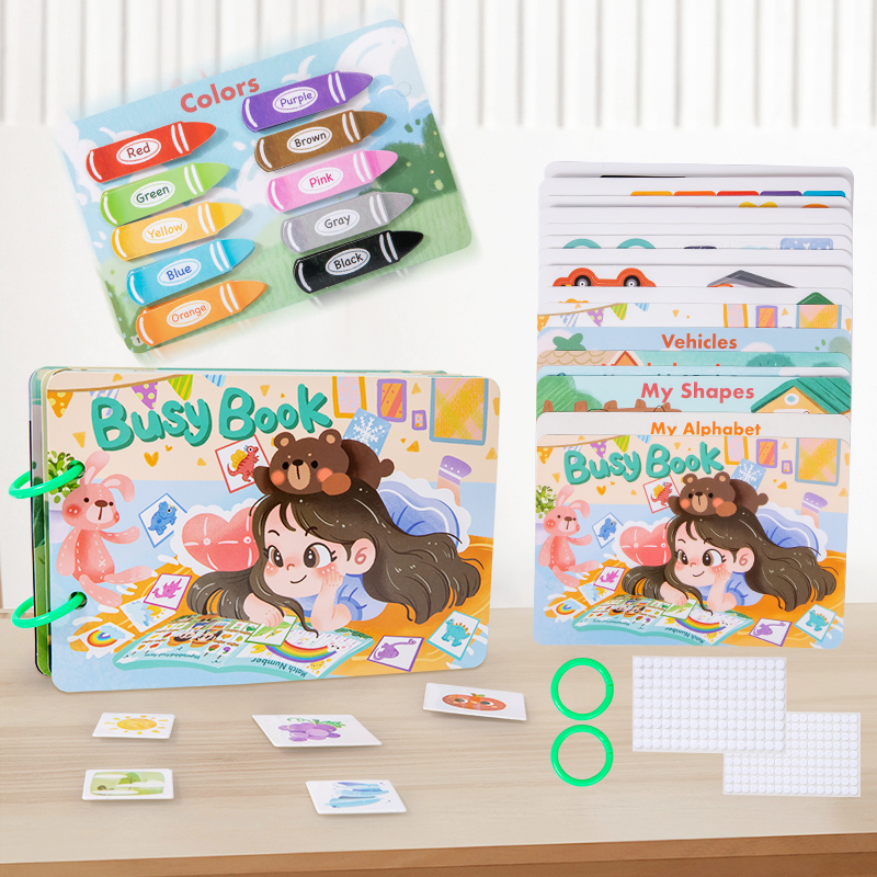 Kids First Education - Монтессори-книга для развития детей «Моя первая