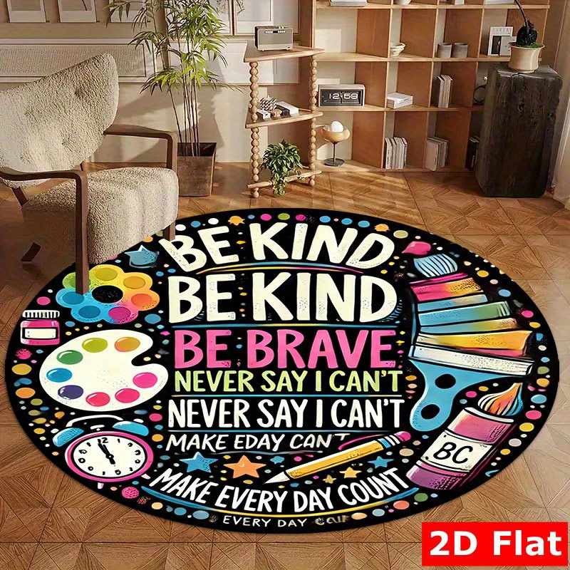 Круглый фланелевый коврик с мо – обзор и цена Kids Education Motivation