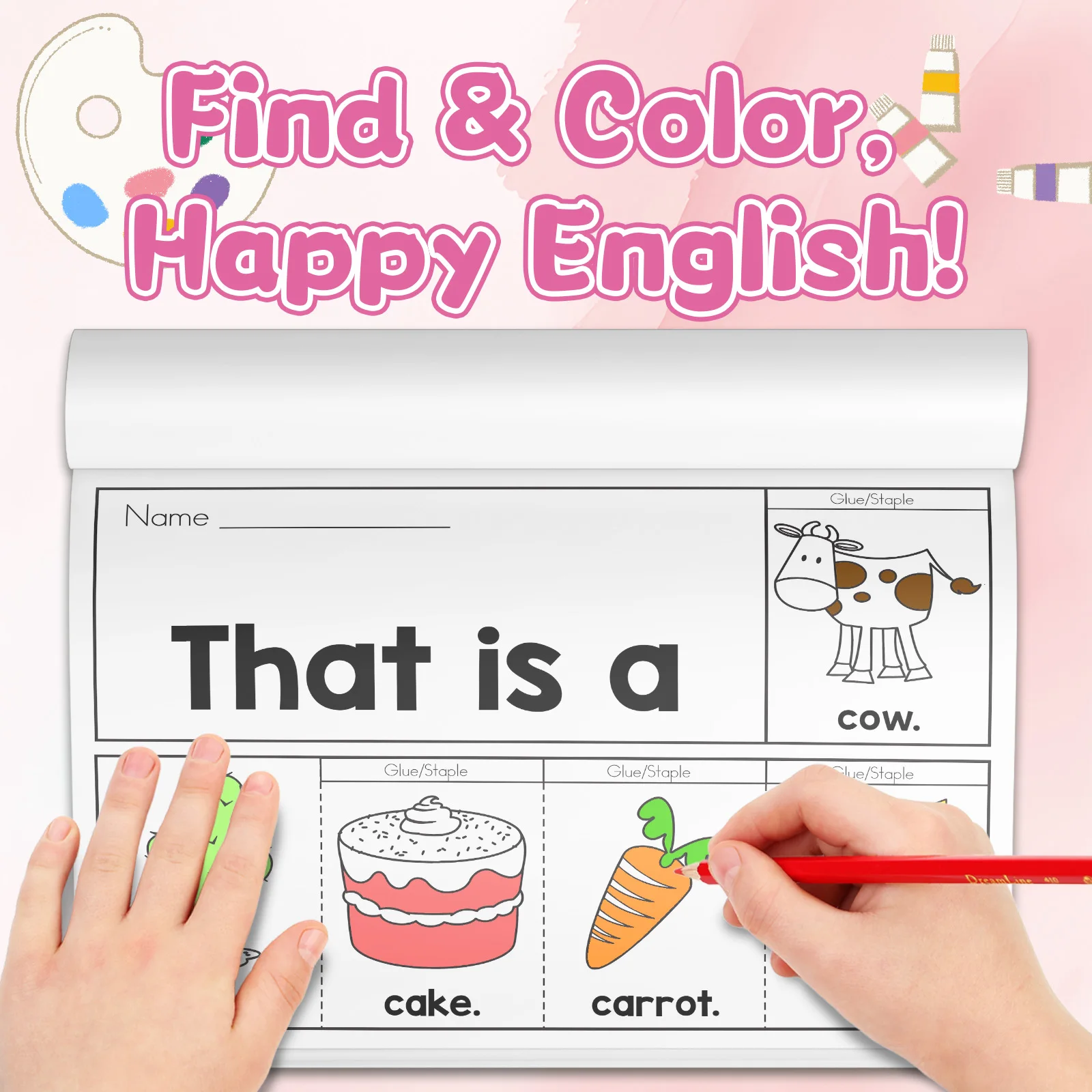 Раскраска с английскими словам – обзор и цена Kids Education Activities