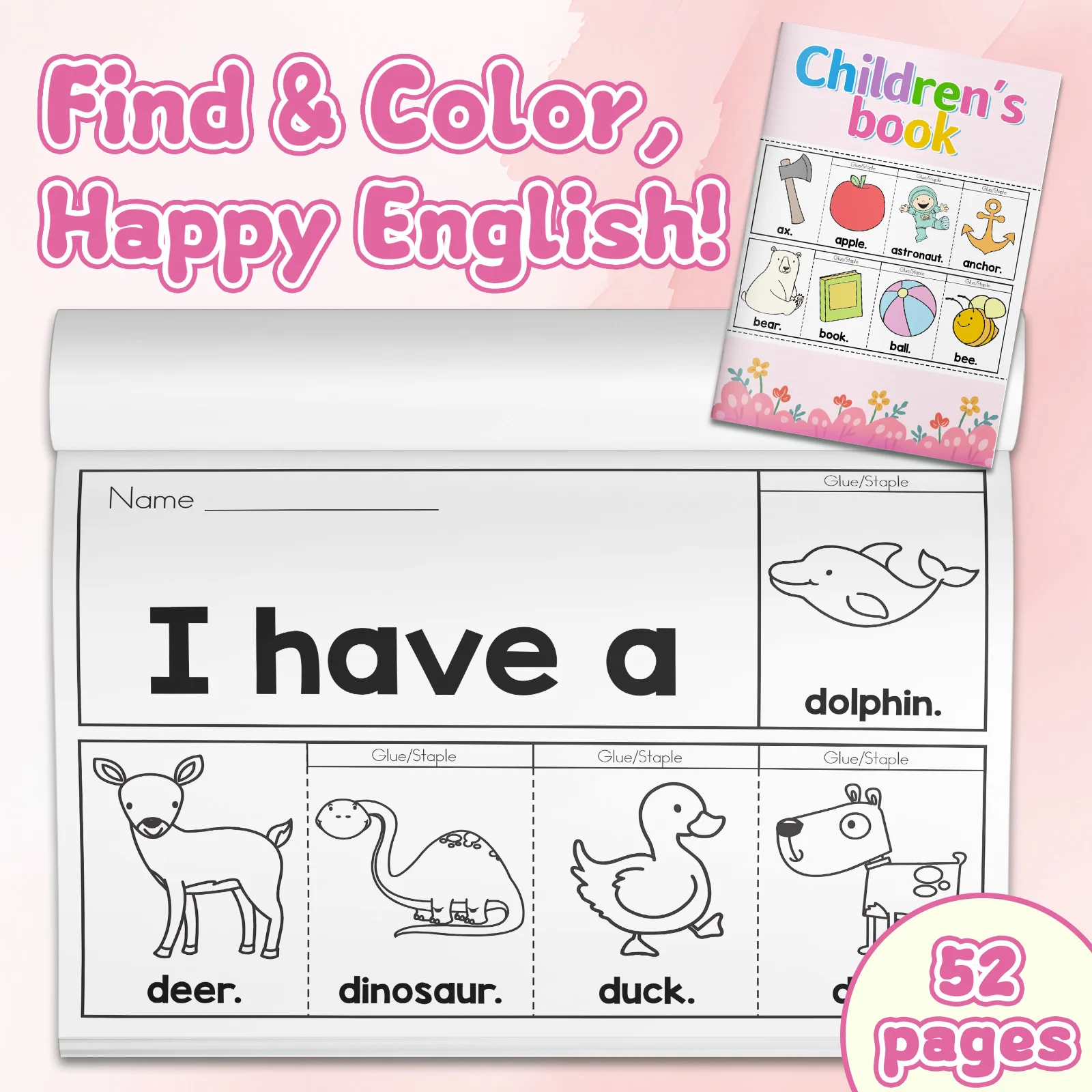 Раскраска с английскими словам – обзор и цена Kids Education Activities